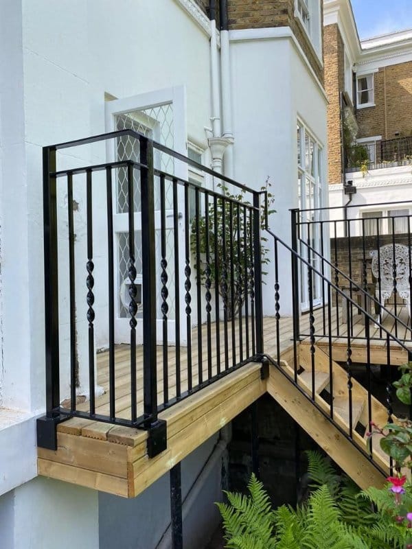 Railings by DK Metal Fabrications Ltd Steel Specialists in Ealing